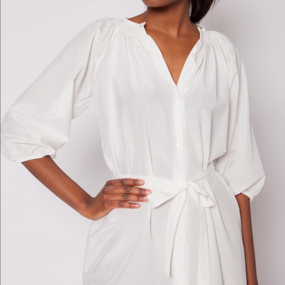 NEW • Tucker NYC • The Classic Mini Dress White - Picture 2 of 4